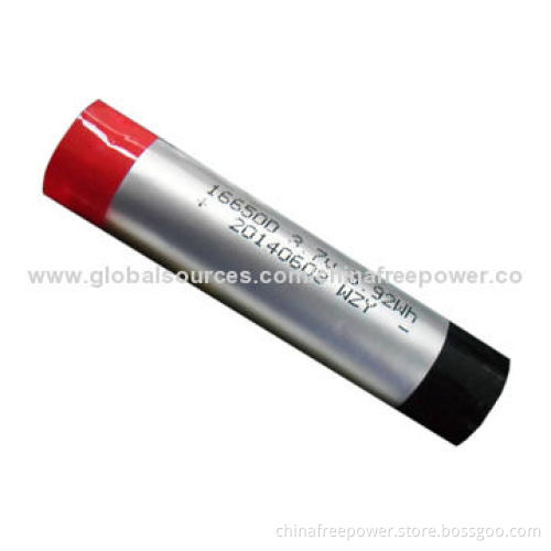 Cylindrical Lithium Polymer Battery, Used for E-cigarette, Small, High Capacity